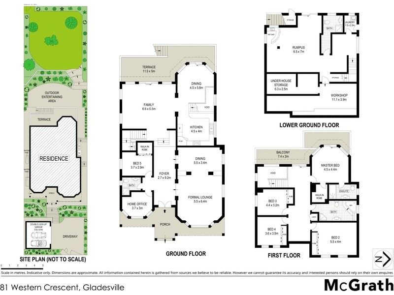 81 Western Crescent, Gladesville NSW 2111 Floorplan