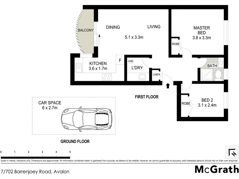 7/702 Barrenjoey Road, Avalon NSW 2107 Floorplan