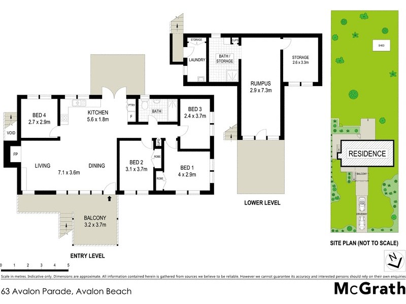 63 Avalon Parade, Avalon Beach NSW 2107 Floorplan