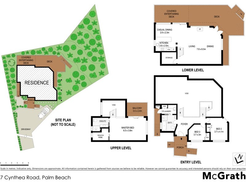7 Cynthea Road, Palm Beach NSW 2108 Floorplan