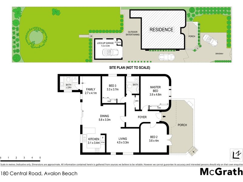 180 Central Road, Avalon Beach NSW 2107 Floorplan