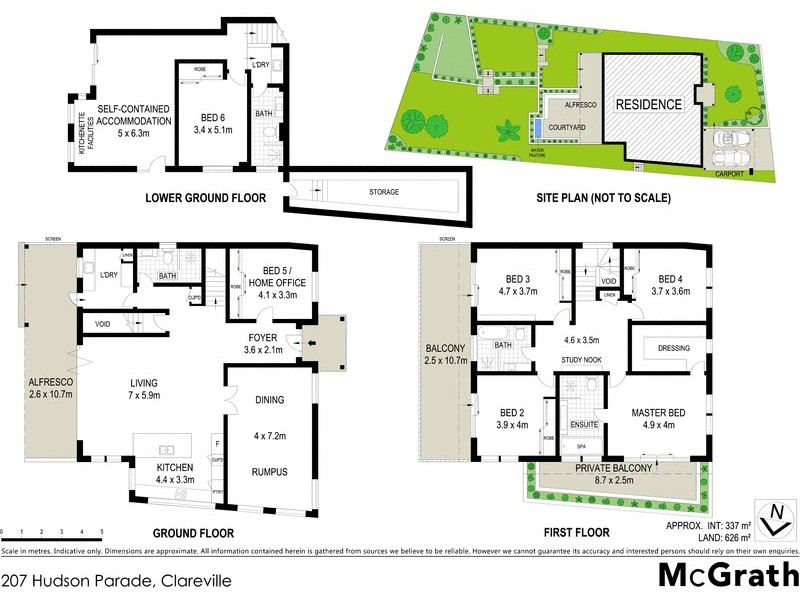 207 Hudson Parade, Clareville NSW 2107 Floorplan