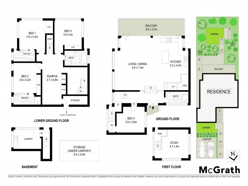 55 Plateau Road, Avalon Beach NSW 2107 Floorplan