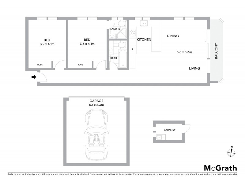 2/12 Seaview Avenue, Newport NSW 2106 Floorplan