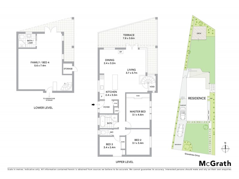 154 Grandview Drive, Bilgola Plateau NSW 2107 Floorplan