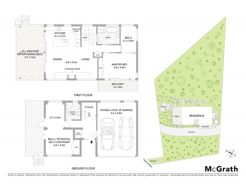 34 Capua Place, Avalon Beach NSW 2107 Floorplan