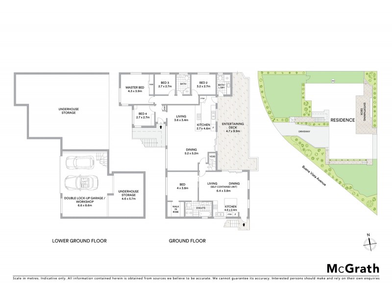 4 Buena Vista Avenue, Mona Vale NSW 2103 Floorplan