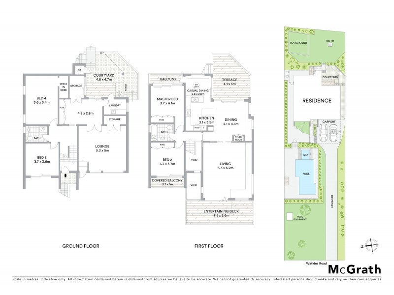 14 Watkins Road, Avalon Beach NSW 2107 Floorplan