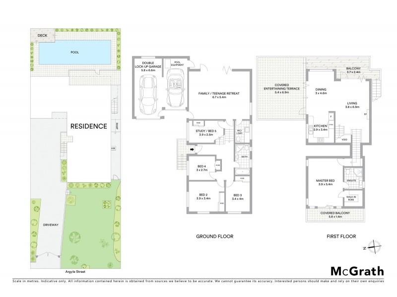 4 Argyle Street, Bilgola Plateau NSW 2107 Floorplan