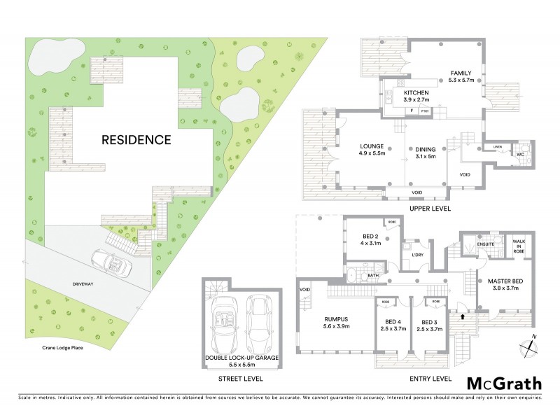 6 Crane Lodge Place, Avalon Beach NSW 2107 Floorplan