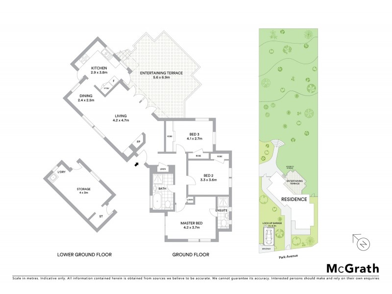 18 Park Avenue, Avalon Beach NSW 2107 Floorplan
