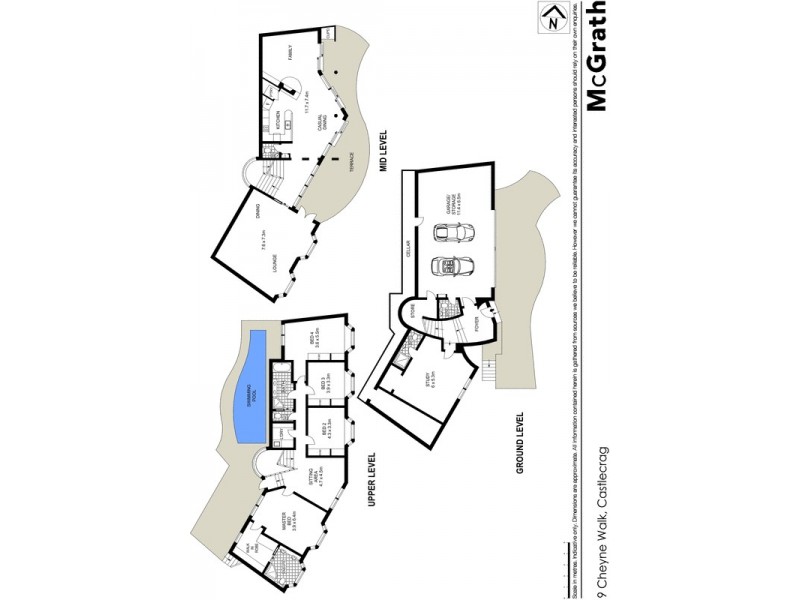 9 Cheyne Walk, Castlecrag NSW 2068 Floorplan