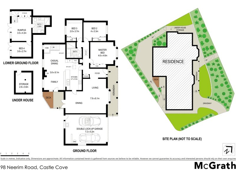 98 Neerim Road, Castle Cove NSW 2069 Floorplan