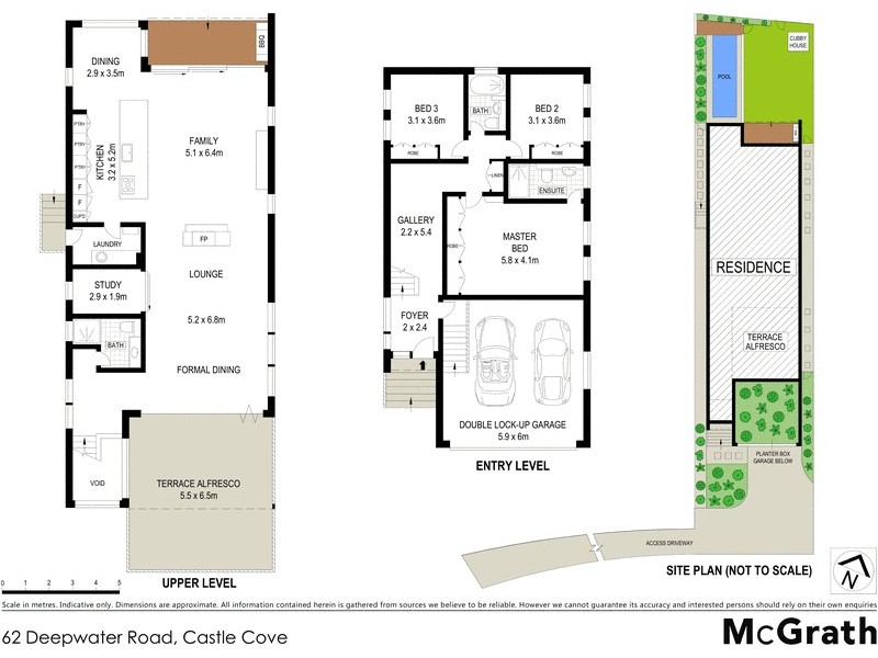 62 Deepwater Road, Castle Cove NSW 2069 Floorplan