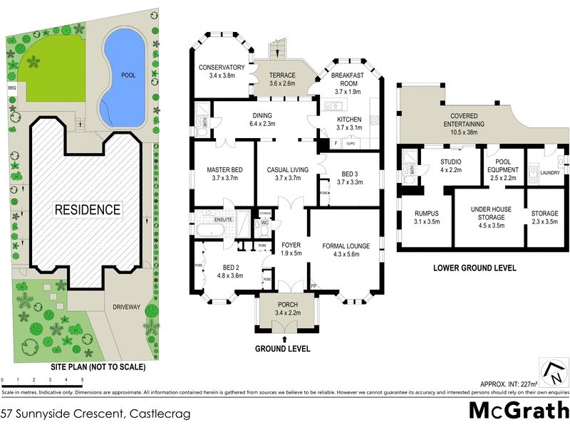 57 Sunnyside Crescent, Castlecrag NSW 2068 Floorplan