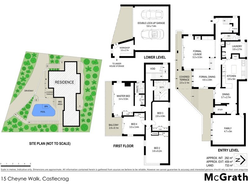 15 Cheyne Walk, Castlecrag NSW 2068 Floorplan