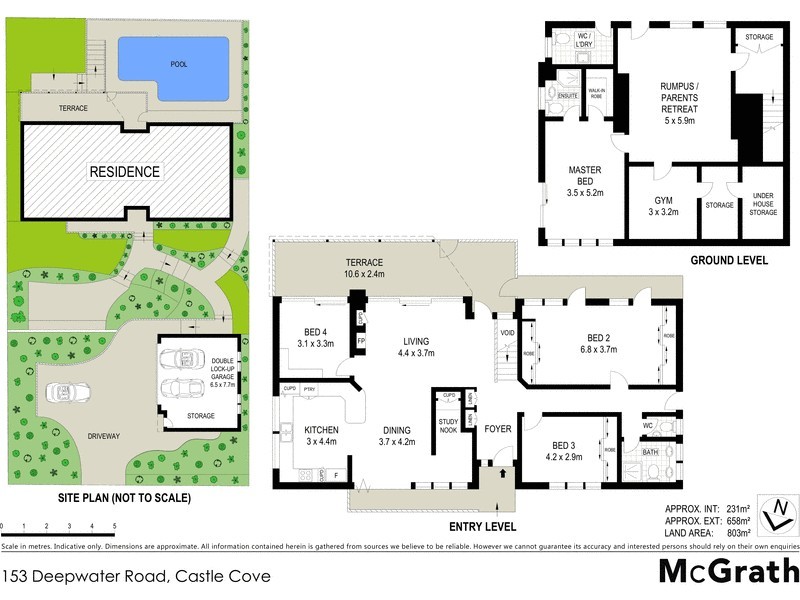 153 Deepwater Road, Castle Cove NSW 2069 Floorplan