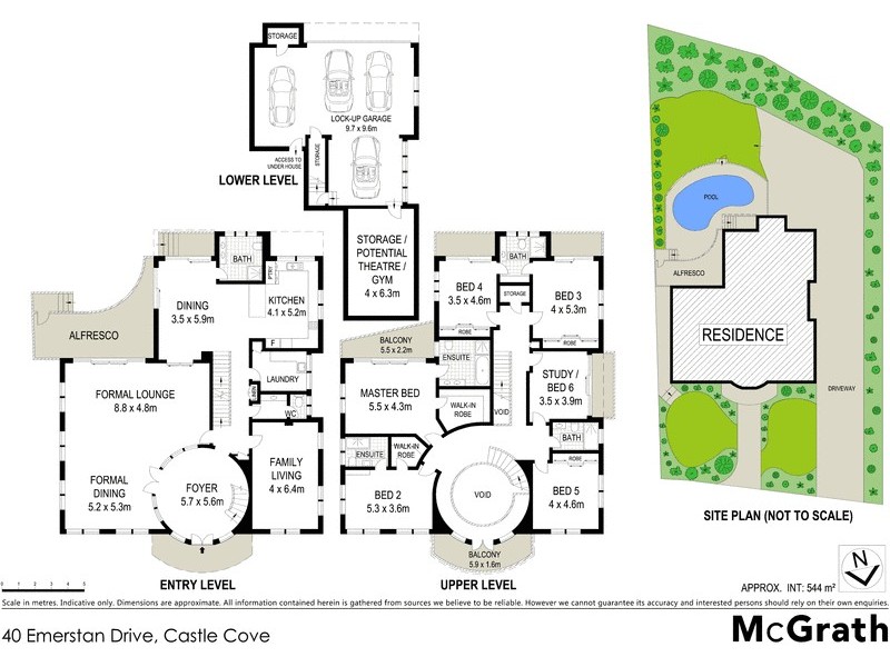 40 Emerstan Drive, Castle Cove NSW 2069 Floorplan