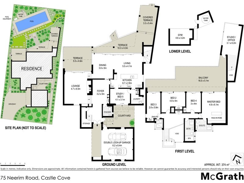 75 Neerim Road, Castle Cove NSW 2069 Floorplan