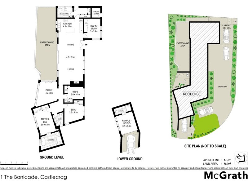 1 The Barricade, Castlecrag NSW 2068 Floorplan