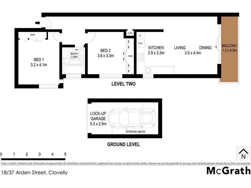 18/37 Arden Street, Clovelly NSW 2031 Floorplan