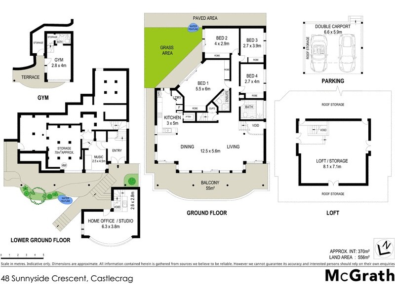 48 Sunnyside Crescent, Castlecrag NSW 2068 Floorplan