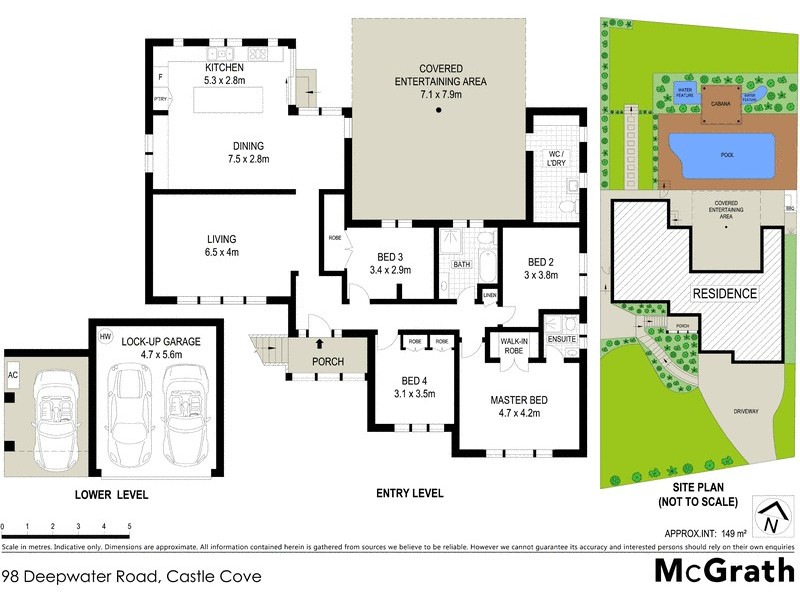 98 Deepwater Road, Castle Cove NSW 2069 Floorplan