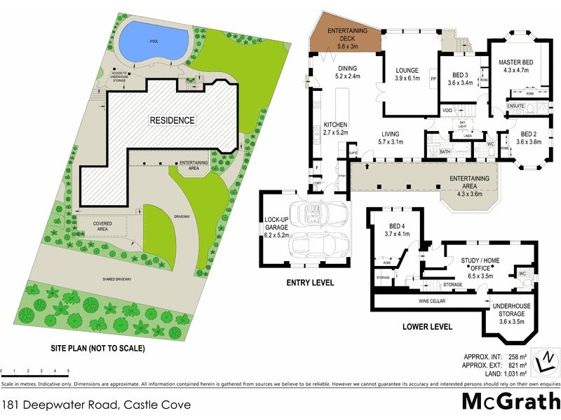 181 Deepwater Road, Castle Cove NSW 2069 Floorplan