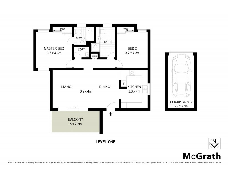 18/10 Dalleys Road, Naremburn NSW 2065 Floorplan