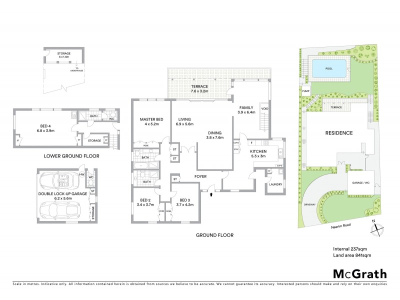 129 Neerim Road, Castle Cove NSW 2069 Floorplan