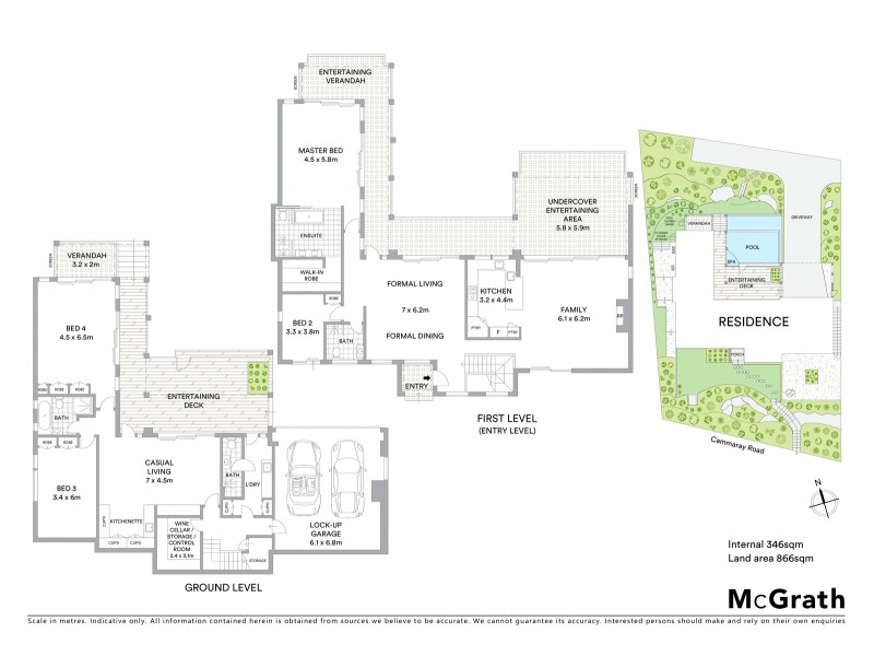 17 Cammaray Road, Castle Cove NSW 2069 Floorplan