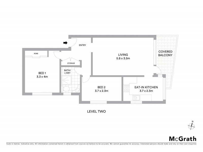 8/492 Military Road, Mosman NSW 2088 Floorplan