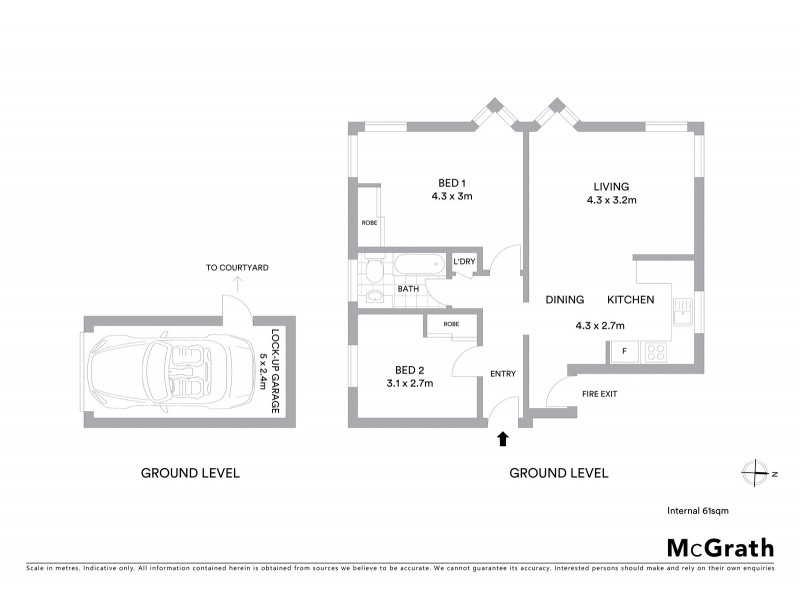 1/191 West Street, Crows Nest NSW 2065 Floorplan