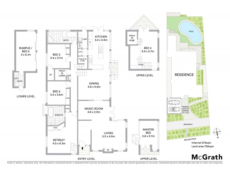 4 Morella Place, Castle Cove NSW 2069 Floorplan