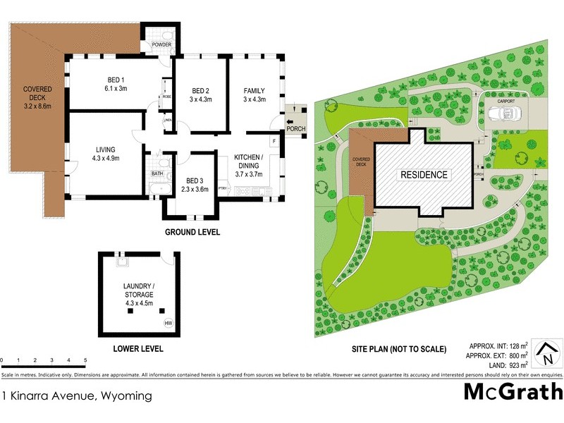 1 Kinarra Avenue, Wyoming NSW 2250 Floorplan