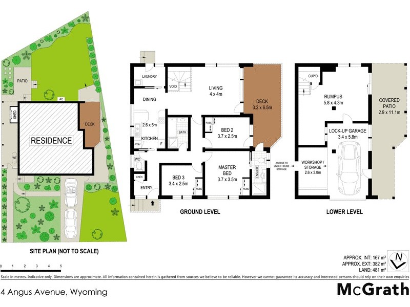 4 Angus Avenue, Wyoming NSW 2250 Floorplan