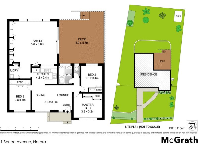 1 Barree Avenue, Narara NSW 2250 Floorplan