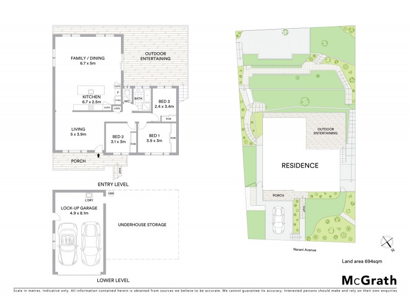 16 Narani Avenue, Niagara Park NSW 2250 Floorplan