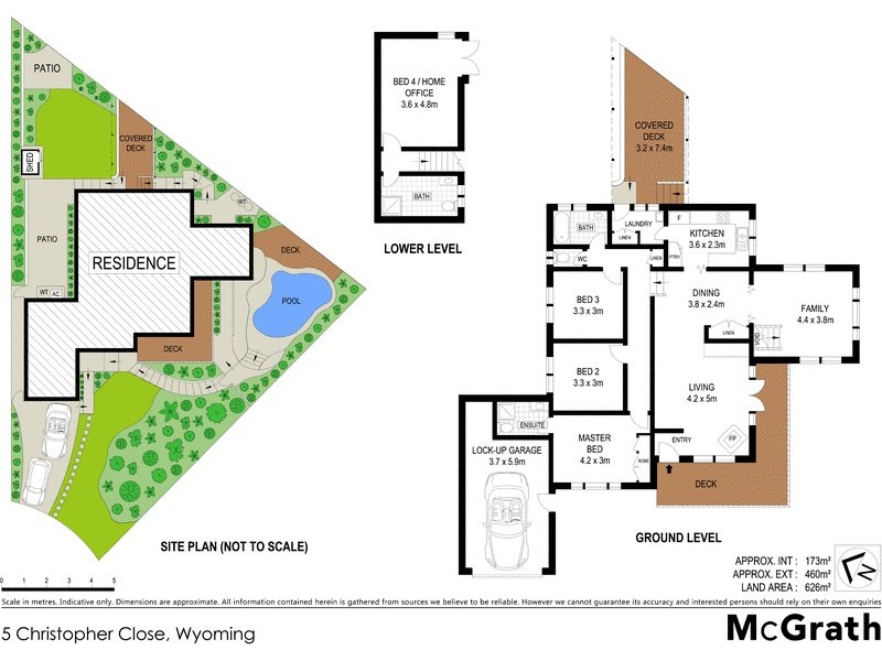 5 Christopher Close, Wyoming NSW 2250 Floorplan
