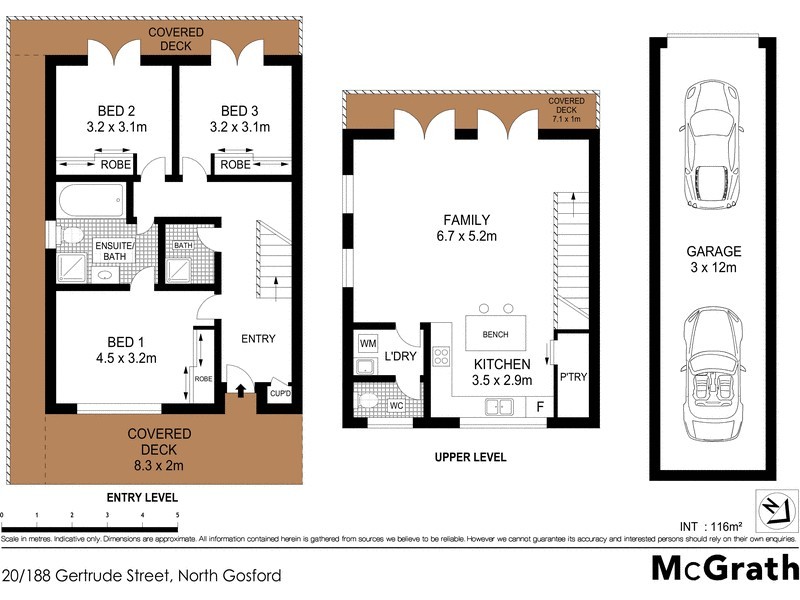 20/188 Gertrude Street, North Gosford NSW 2250 Floorplan