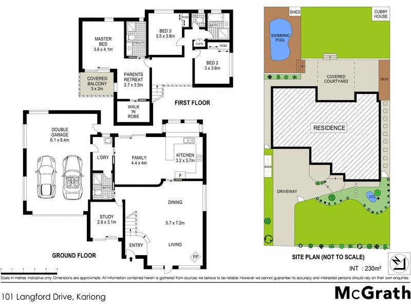 101 Langford Drive, Kariong NSW 2250 Floorplan