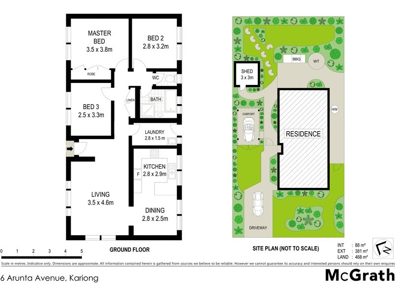 6 Arunta Avenue, Kariong NSW 2250 Floorplan