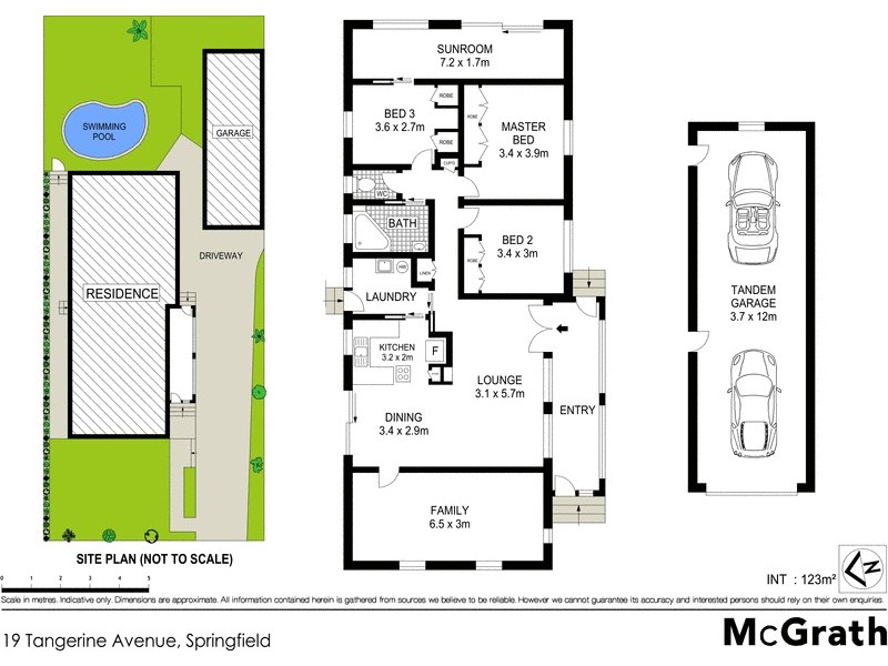 19 Tangerine Avenue, Springfield NSW 2250 Floorplan