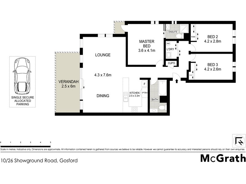 10/26 Showground Road, Gosford NSW 2250 Floorplan