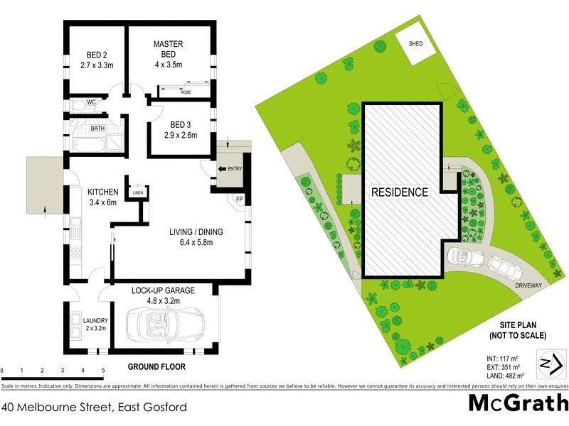 40 Melbourne Street, East Gosford NSW 2250 Floorplan