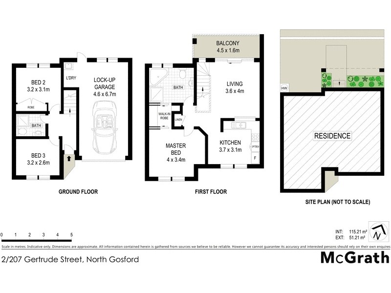 2/207 Gertrude Street, North Gosford NSW 2250 Floorplan