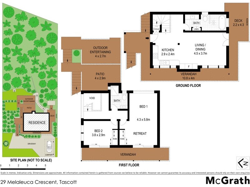 29 Melaleuca Crescent, Tascott NSW 2250 Floorplan