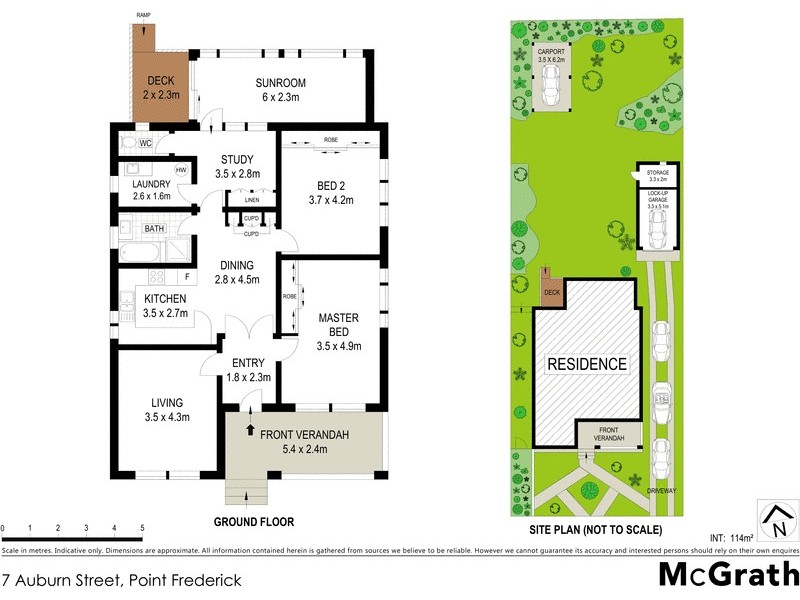 7 Auburn Street, Point Frederick NSW 2250 Floorplan