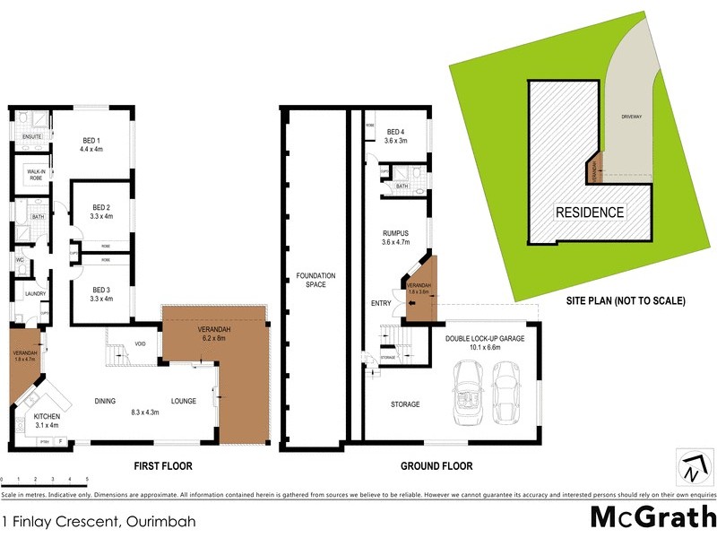 1 Finlay Crescent, Ourimbah NSW 2258 Floorplan