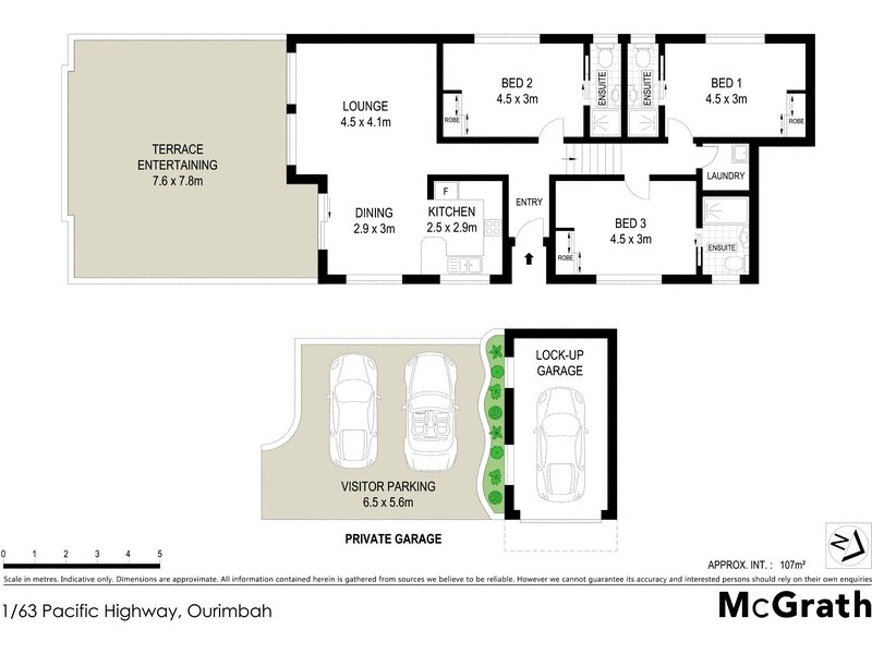 1/63 Pacific Highway, Ourimbah NSW 2258 Floorplan